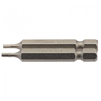 Hexagonal Insert Bit, 2mm, 1/4&rdquo; Hex, 50mm Long (Pack of 2)
