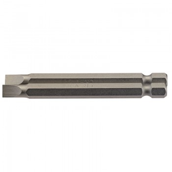 Plain Slot Insert Bit, 6mm, 1/4&rdquo; Hex, 75mm Long (Pack of 2)