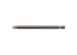 Plain Slot Insert Bit, 6mm, 1/4&rdquo; Hex, 100mm Long (Pack of 1)
