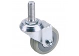 Swivel Bolt Fixing Rubber Castor, 75mm Diameter, S.W.L. 70kg