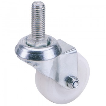 Swivel Bolt Fixing Nylon Wheel, 75mm Diameter, S.W.L. 70kg