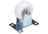 Fixed Plate Fixing Nylon Wheel, 75mm Diameter, S.W.L. 100kg