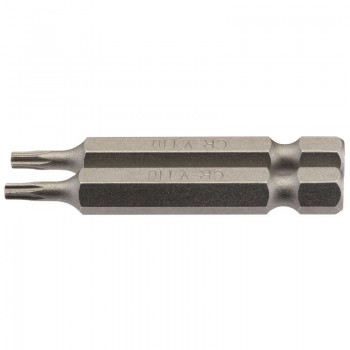 Draper TX-STAR® Insert Bit, 1/4” Hex, 50mm Long, T10 (Pack of 2) Draper TX-STAR® Insert Bit, 1/4” Hex, 50mm Long, T10 (Pack of 2)