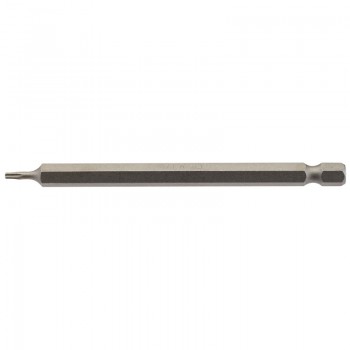 Draper TX-STAR® Insert Bit, 1/4” Hex, 100mm Long, T7 (Pack of 1) Draper TX-STAR® Insert Bit, 1/4” Hex, 100mm Long, T7 (Pack of 1)
