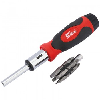 Draper Redline Ratcheting Screwdriver and Bit Set (14 Piece)