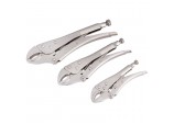 Self Grip Curved Jaw Pliers Set (3 Piece)