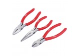Pliers Set with PVC Dipped Handles, 160mm (3 Piece)