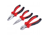 Plier Set With Soft Grip Handles, 160mm (3 Piece)