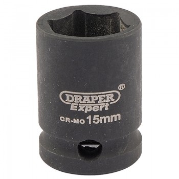 Expert HI-TORQ® 6 Point Impact Socket, 3/8” Sq. Dr., 15mm Expert HI-TORQ® 6 Point Impact Socket, 3/8” Sq. Dr., 15mm
