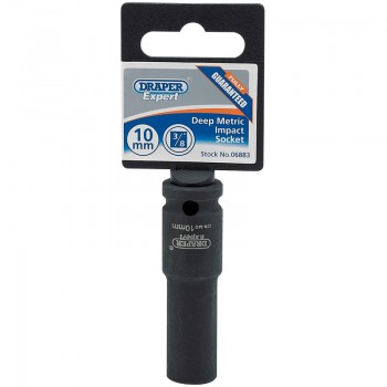 Expert HI-TORQ® 6 Point Deep Impact Socket, 3/8” Sq. Dr., 10mm Expert HI-TORQ® 6 Point Deep Impact Socket, 3/8” Sq. Dr., 10mm