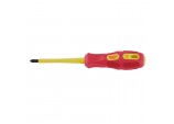 VDE Approved Fully Insulated PZ TYPE Screwdriver, No.2 x 100mm (Display Packed)