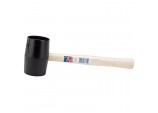Hardwood Shaft Rubber Mallet, 800g/32oz