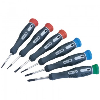 Soft Grip Precision Screwdriver Set (6 Piece) Soft Grip Precision Screwdriver Set (6 Piece)