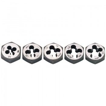 Metric Hexagon Die Nut Set (5 Piece)