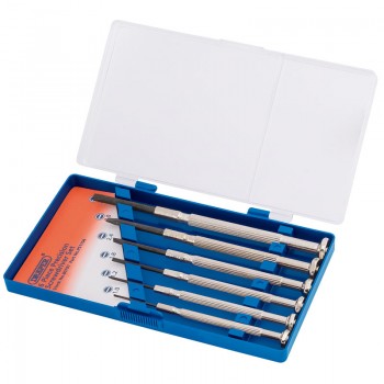 Precision Screwdriver Set, 6 x Plain Slot (6 Piece)