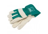 Premium Leather Gardening Gloves, Large