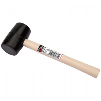 Draper Redline Rubber Mallet with Hardwood Shaft