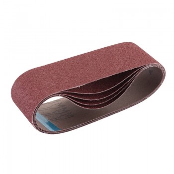 Cloth Sanding Belt, 75 x 533mm, 80 Grit (Pack of 5) Cloth Sanding Belt, 75 x 533mm, 80 Grit (Pack of 5)