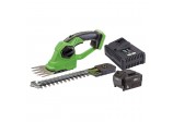 D20 20V 2-in-1 Grass and Hedge Trimmer with Battery and Fast Charger