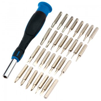 Soft Grip Precision Screwdriver & Bit Set (31 Piece)