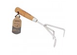 Draper Heritage Stainless Steel Hand Cultivator with Ash Handle