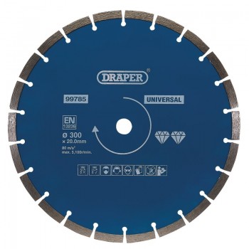 Segmented Diamond Blade, 300mm